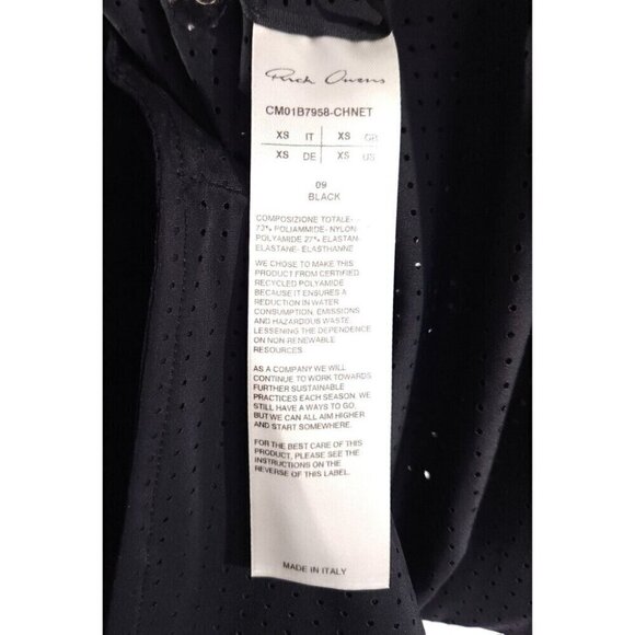 Rick Owens x Champion Embroidered Mesh Track Pants XS 2 New Co-lab Pentagram - Picture 13 of 14